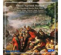 Johann Nepomuk Hummel Der Durchzug Durchs Rote Meer (Max, Kermes, Winter) (CD)