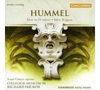 Johann Nepomuk Hummel Mass in D Minor, Salve Regina (Hickox, Cm90) (CD) Album