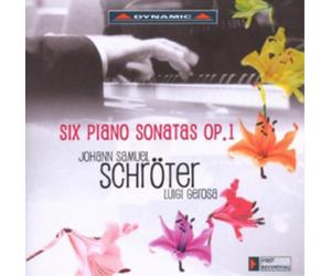 Johann Samuel Schroter Six Piano Sonatas, Op. 1 (CD) Album