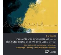 Johann Sebastia J.S. Bach: Ich Hatte Viel Bekümmernis, BWV21/Herz Und Mund (CD)