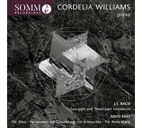 Johann Sebastia J. S. Bach: Two-part and Three-part Inventions/Arvo Pärt: F (CD)