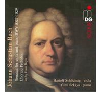 Johann Sebastia Johann Sebastian Bach: Sonatas for Viola and Piano, BWV102 (CD)