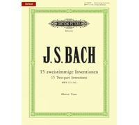 Johann Sebastia Two-part Inventions BWV 772-786 for Piano: Based on (Tascabile)