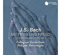 Johann Sebastian Ba J.S. Bach: Mit Fried Und Freud: Cantatas, BWV8, 125, 1 (CD)