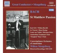 Johann Sebastian Ba St. Matthew Passion (Mengelberg, Concertgebouw Orchestr (CD)