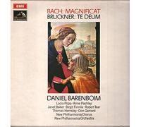 Johann Sebastian Bach - Anton Bruckner - Daniel Barenboim - Te Deum / Magnificat - His Master's Voice - 1C 037-01 991, EMI Electrola - 1C 037-01 991