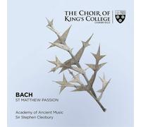 Johann Sebastian Bach Bach: St Matthew Passion (CD)