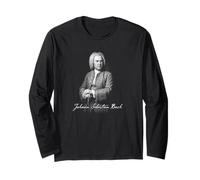 Johann Sebastian Bach Compositore Classico Ritratto Maglia a Manica
