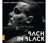 Johann Sebastian Bach Dmitry Sinkovsky: Bach in Black (CD) Album Digipak