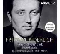 Johann Sebastian Bach Fritz Wunderlich: Geistliche Musik: Sacred Music (CD)