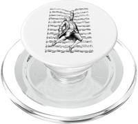 Johann Sebastian Bach Funny Compositore Spartito Musicista PopSockets PopGrip per MagSafe