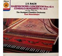 Johann Sebastian Bach - George Malcolm With Stuttgarter Kammerorchester Conducted By Karl Münchinger: Harpsichord Concertos Nos 1 & 2 - LP