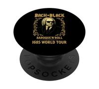 Johann Sebastian Bach In Black, Compositore di musica classica PopSockets PopGrip Adesivo