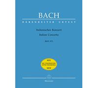 Johann Sebastian Bach. Italienisches Konzert BWV 971. Spielpartitur(en), Urtextausgabe