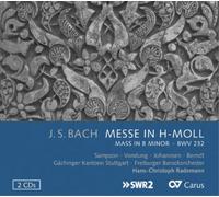 Johann Sebastian Bach J. S. Bach: Mass in B Minor, BWV232 (CD) Album