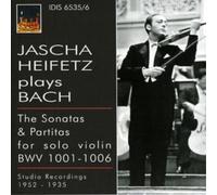 Johann Sebastian Bach Jascha Heifetz Plays Bach (CD) Album