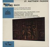 Johann Sebastian Bach - Johann Sebastian Bach - Favourite Choruses And Arias From The St. Matthews Passion - 12" LP 1963 - Wing Records WL.1070