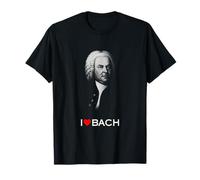 Johann Sebastian Bach Musica Classica Compositore Ritratto Arte Maglietta