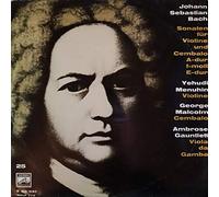 Johann Sebastian Bach - Sonaten Für Violine Und Cembalo A-dur, F-moll, E-dur
