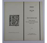 Johann Sebastian Bach: Three Sonatas for Cello and Harpsichord BWV 1027-1029 / Pierre Fournier, Cello; Zuzana Ruzickova, Harpsichord