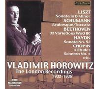 Johann Sebastian Bach Vladimir Horowitz - The London Recordings 1932 - 1936 (CD)