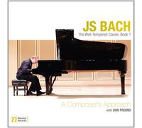 JOHANN SEBASTIAN BACH Well-Tempered Clavier Book 1: Composer's Approach (CD)