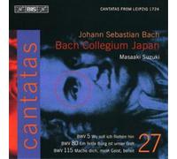 Johann Sebastian Cantatas from Leipzig 1724 - Vol. 27 (Suzuki, Ryden, Ber (CD)
