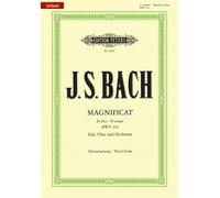 Johann Sebastian Magnificat in D BWV 243 (Vocal Score) (Edition Pet (Tascabile)