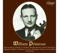 Johann Sebastian William Primrose: Short Works By J.S. Bach, C.P.E. Bach, Hand