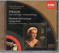 Johann Strauss - Four Last Songs 12 Orchestral Songs - Cd