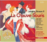 Johann Strauss II : La Chauve-Souris, opérette. Patzak, Güden, Dermota, Poell, Lipp, Wagner, Krauss.