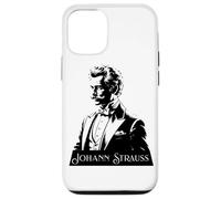 Johann Strauss Wiener Valzer Musica Valzerkönig Operetta Custodia per iPhone 12/12 Pro