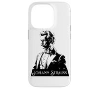 Johann Strauss Wiener Valzer Musica Valzerkönig Operetta Custodia per iPhone 14 Pro
