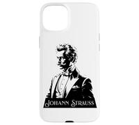Johann Strauss Wiener Valzer Musica Valzerkönig Operetta Custodia per iPhone 15 Plus