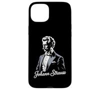 Johann Strauss Wiener Valzer Musica Valzerkönig Operetta Custodia per iPhone 15 Plus