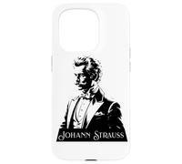 Johann Strauss Wiener Valzer Musica Valzerkönig Operetta Custodia per iPhone 15 Pro