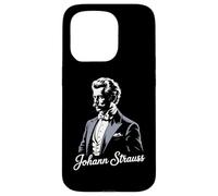 Johann Strauss Wiener Valzer Musica Valzerkönig Operetta Custodia per iPhone 15 Pro