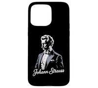 Johann Strauss Wiener Valzer Musica Valzerkönig Operetta Custodia per iPhone 15 Pro Max