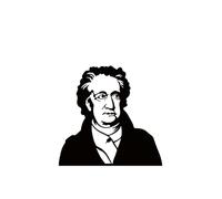 Johann Wolfgang von Goethe. Buchstütze