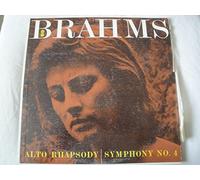 Johannes Brahms Alto Rhapsody Symphony No. 4 Grace Hoffman Carl Bamberger Vinyl Lp 1957