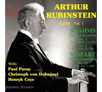 Audio Cd Arthur Rubinstein Live, Vol.1: Brahms, Mozart, Chopin (2 Cd)