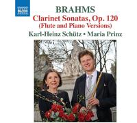 Johannes Brahms Brahms: Clarinet Sonatas, Op. 120 (Flute and Piano Versions (CD)