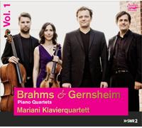 Johannes Brahms Brahms & Gernsheim: Piano Quartets - Volume 1 (CD) Album