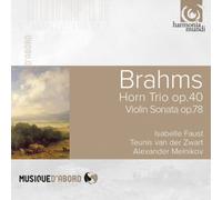 Johannes Brahms Brahms: Horn Trio, Op. 40/Violin Sonata, Op. 78 (CD) Album