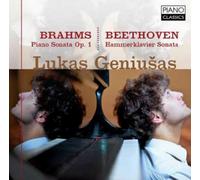 Johannes Brahms Brahms: Piano Sonata, Op. 1/Beethoven: Hammerklavier Sonata (CD)