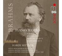 Johannes Brahms BRAHMS PIANO WORKS Ignaz Bösendorfer Piano 1846 Johann Bapt (CD)