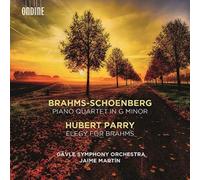 Johannes Brahms Brahms/Schoenberg: Piano Quartet in G Minor/Hubert Parry: E (CD)
