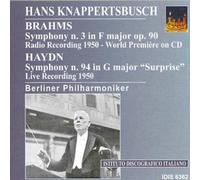 Johannes Brahms Brahms: Symphony No. 3 in F Major, Op. 90/... (CD) Album