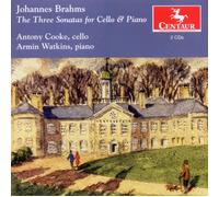 Johannes Brahms Brahms: Three Sonatas for Cello & Piano (CD)