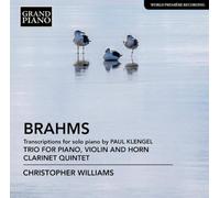 Johannes Brahms Brahms: Transcriptions for Solo Piano By Paul Klengel (CD) Album